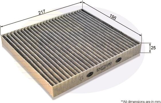 Comline EKF318A - Filtre, air de l'habitacle cwaw.fr