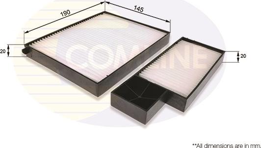 Comline EKF313 - Filtre, air de l'habitacle cwaw.fr