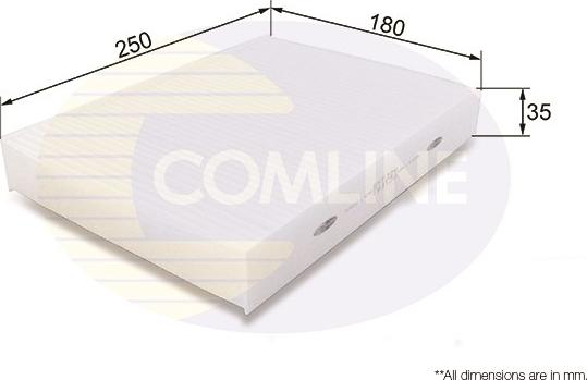 Comline EKF386 - Filtre, air de l'habitacle cwaw.fr