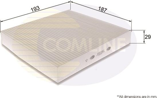 Comline EKF382 - Filtre, air de l'habitacle cwaw.fr