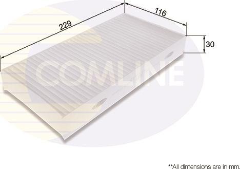 Comline EKF339 - Filtre, air de l'habitacle cwaw.fr