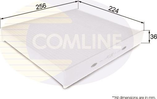 Comline EKF332 - Filtre, air de l'habitacle cwaw.fr