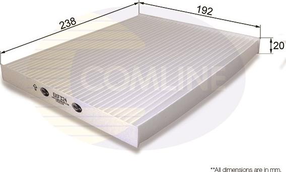 Comline EKF324 - Filtre, air de l'habitacle cwaw.fr