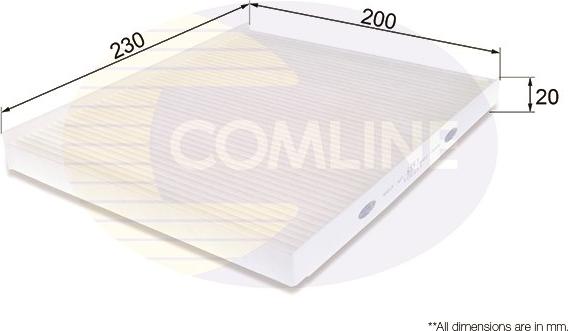 Comline EKF321 - Filtre, air de l'habitacle cwaw.fr