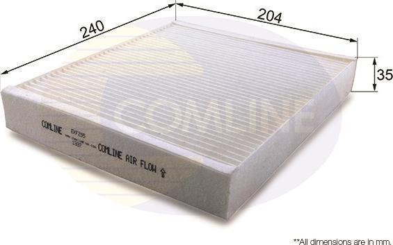 Comline EKF295 - Filtre, air de l'habitacle cwaw.fr