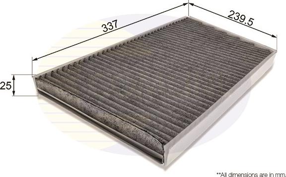 Comline EKF244A - Filtre, air de l'habitacle cwaw.fr