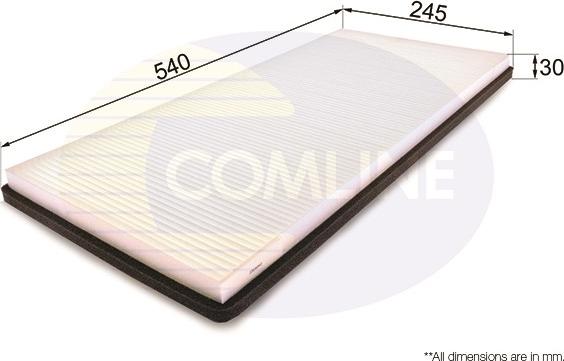 Comline EKF254 - Filtre, air de l'habitacle cwaw.fr