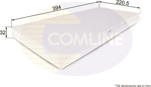 Comline EKF250 - Filtre, air de l'habitacle cwaw.fr