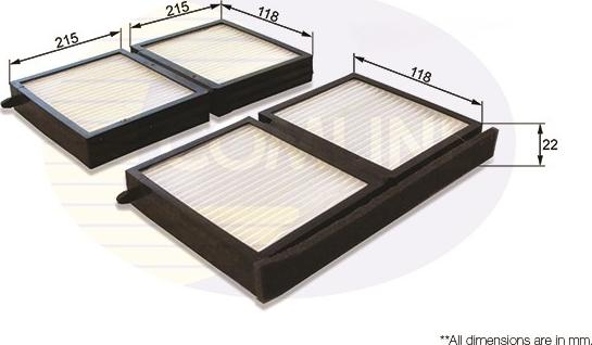 Comline EKF258 - Filtre, air de l'habitacle cwaw.fr