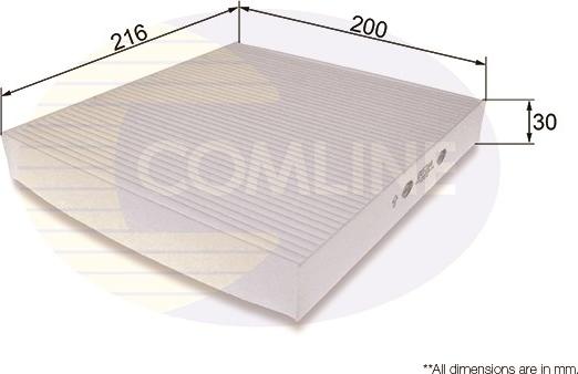 Comline EKF264 - Filtre, air de l'habitacle cwaw.fr