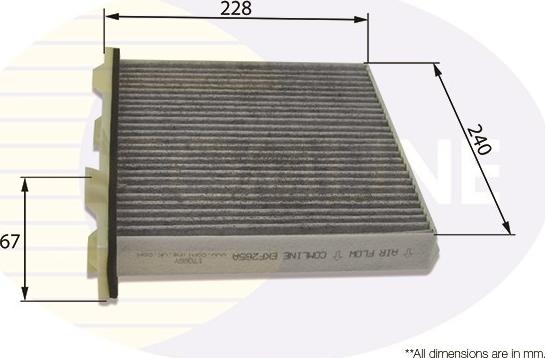 Comline EKF265A - Filtre, air de l'habitacle cwaw.fr