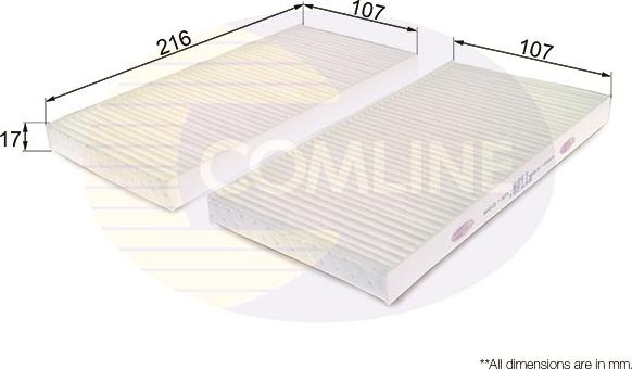 Comline EKF261 - Filtre, air de l'habitacle cwaw.fr