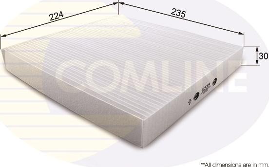 Comline EKF209 - Filtre, air de l'habitacle cwaw.fr