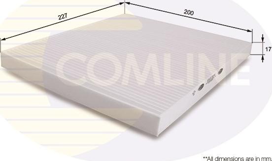 Comline EKF204 - Filtre, air de l'habitacle cwaw.fr