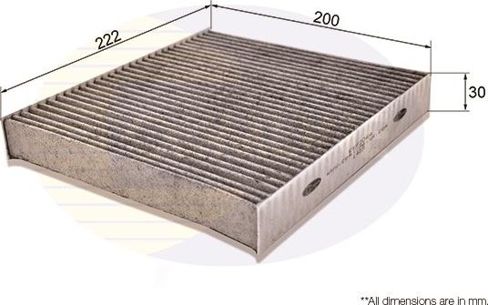 Comline EKF206A - Filtre, air de l'habitacle cwaw.fr