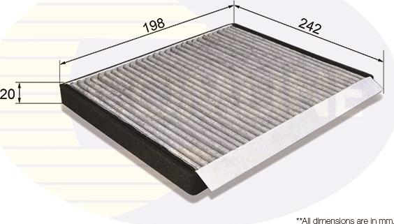 Comline EKF203A - Filtre, air de l'habitacle cwaw.fr