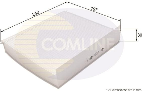 Comline EKF215 - Filtre, air de l'habitacle cwaw.fr