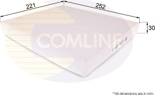 Comline EKF210 - Filtre, air de l'habitacle cwaw.fr