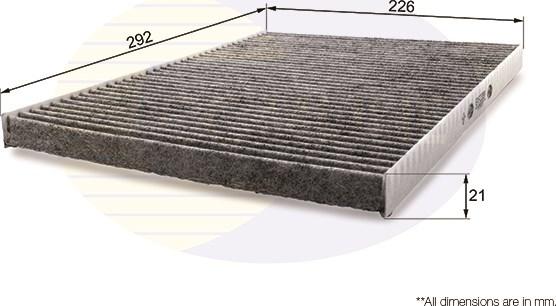 Comline EKF238A - Filtre, air de l'habitacle cwaw.fr