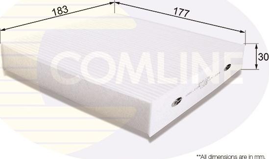 Comline EKF225 - Filtre, air de l'habitacle cwaw.fr