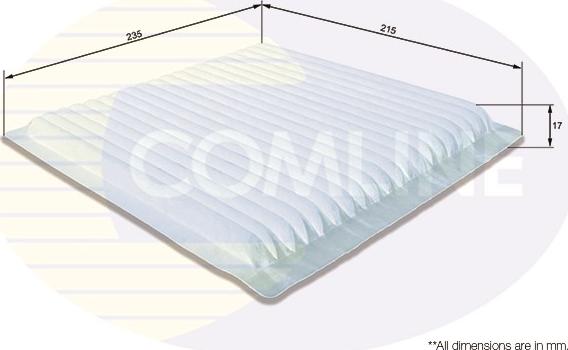 Comline EKF275 - Filtre, air de l'habitacle cwaw.fr