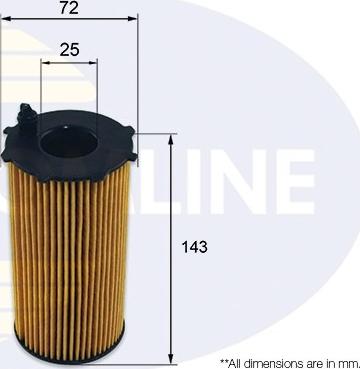 Comline EOF334 - Filtre à huile cwaw.fr