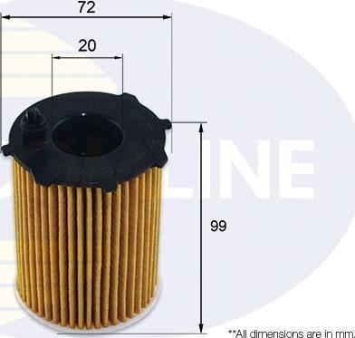 Comline EOF327 - Filtre à huile cwaw.fr