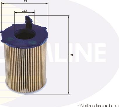 Comline EOF247 - Filtre à huile cwaw.fr