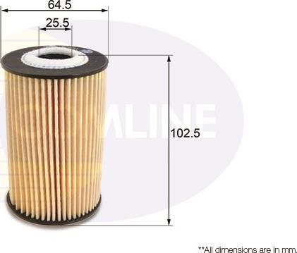 Comline EOF251 - Filtre à huile cwaw.fr