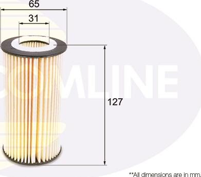 Comline EOF252 - Filtre à huile cwaw.fr