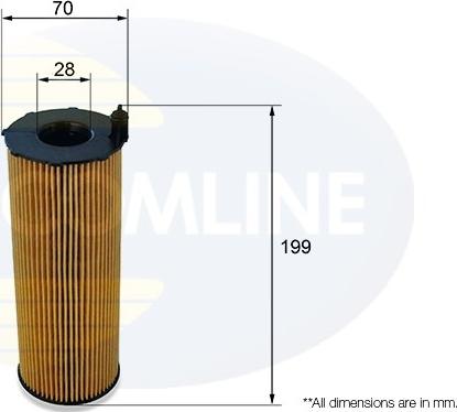 Comline EOF284 - Filtre à huile cwaw.fr