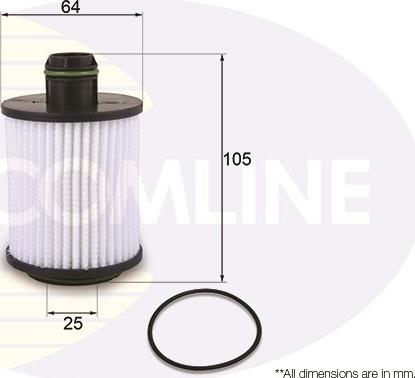 Comline EOF238 - Filtre à huile cwaw.fr