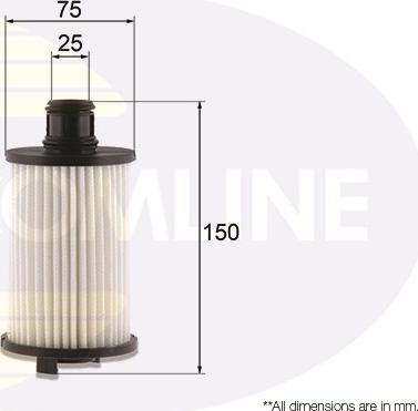 Comline EOF272 - Filtre à huile cwaw.fr