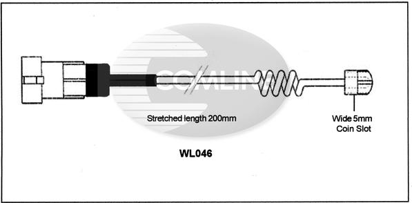 Comline WL046 - Contact d'avertissement, usure des plaquettes de frein cwaw.fr