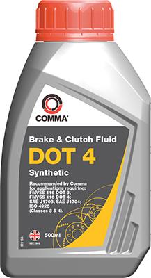 Comma BF4500M - Liquide de frein cwaw.fr