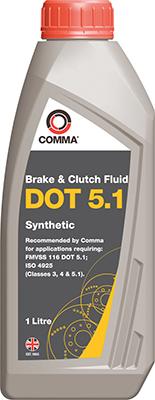 Comma BF51L - Liquide de frein cwaw.fr