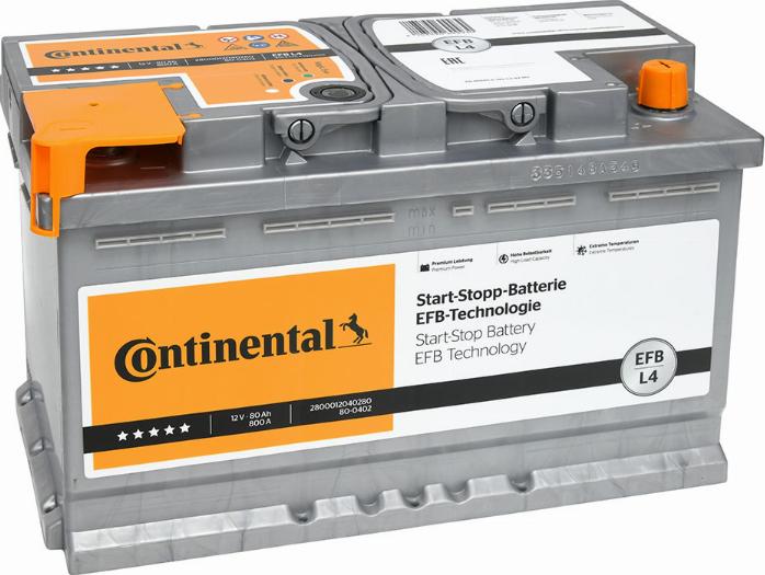 Continental 2800012040280 - Batterie de démarrage cwaw.fr