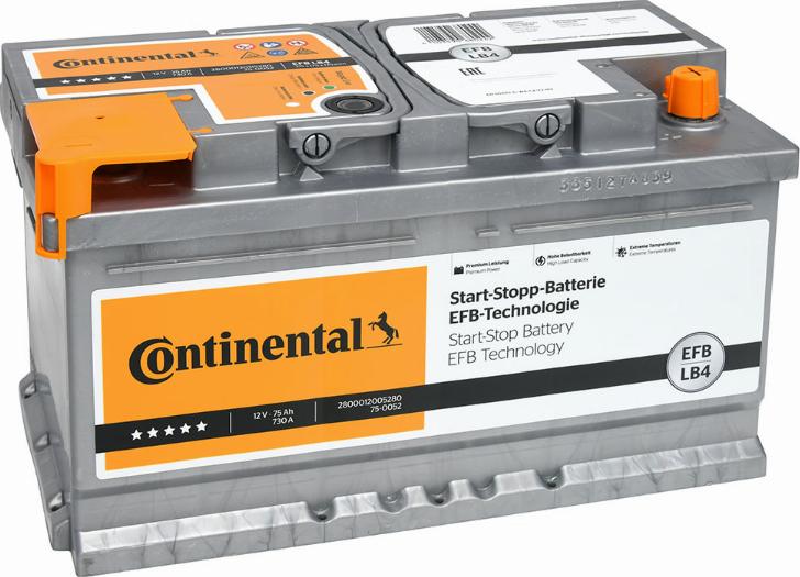 Continental 2800012005280 - Batterie de démarrage cwaw.fr