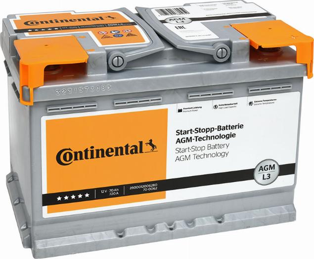 Continental 2800012006280 - Batterie de démarrage cwaw.fr