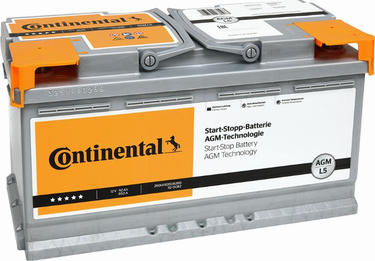 Continental 2800012008280 - Batterie de démarrage cwaw.fr