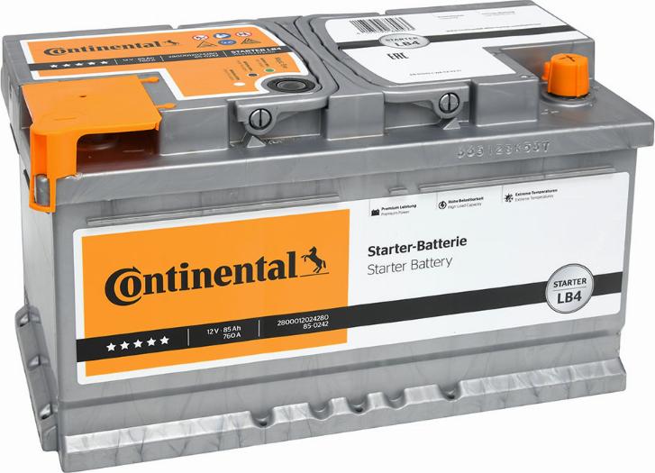 Continental 2800012024280 - Batterie de démarrage cwaw.fr