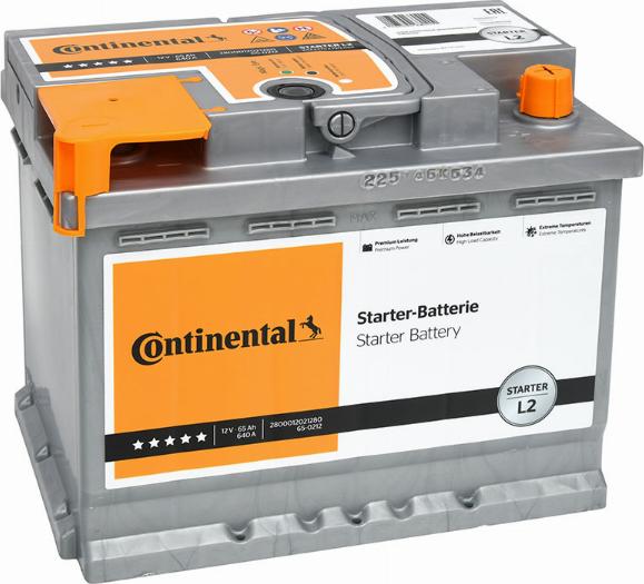 Continental 2800012021280 - Batterie de démarrage cwaw.fr