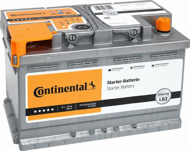 Continental 2800012022280 - Batterie de démarrage cwaw.fr