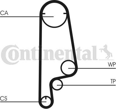 CONTITECH CT799K1 - Kit de distribution cwaw.fr