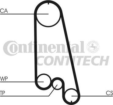 CONTINENTAL CTAM BR CT874WP6 - Pompe à eau + kit de courroie de distribution cwaw.fr