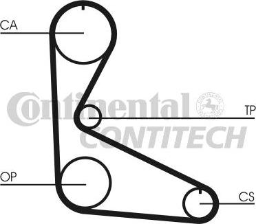 CONTINENTAL CTAM BR CT626K2 - Kit de distribution cwaw.fr