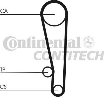 CONTINENTAL CTAM BR CT1013K1 - Kit de distribution cwaw.fr