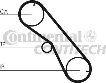 CONTINENTAL CTAM BR CT1089K1 - Kit de distribution cwaw.fr