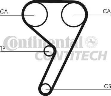 CONTINENTAL CTAM BR CT881K3 - Kit de distribution cwaw.fr