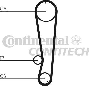 CONTINENTAL CTAM BR CT788 - Courroie de distribution cwaw.fr